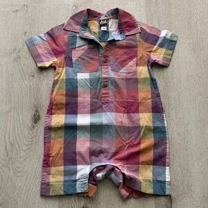 Tea Collection Boys Toddler Multi Color Romper